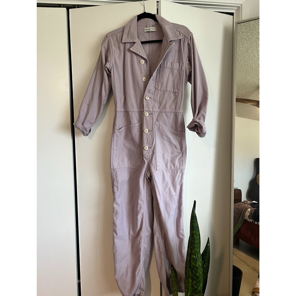 Madewell lavender jumpsuit
